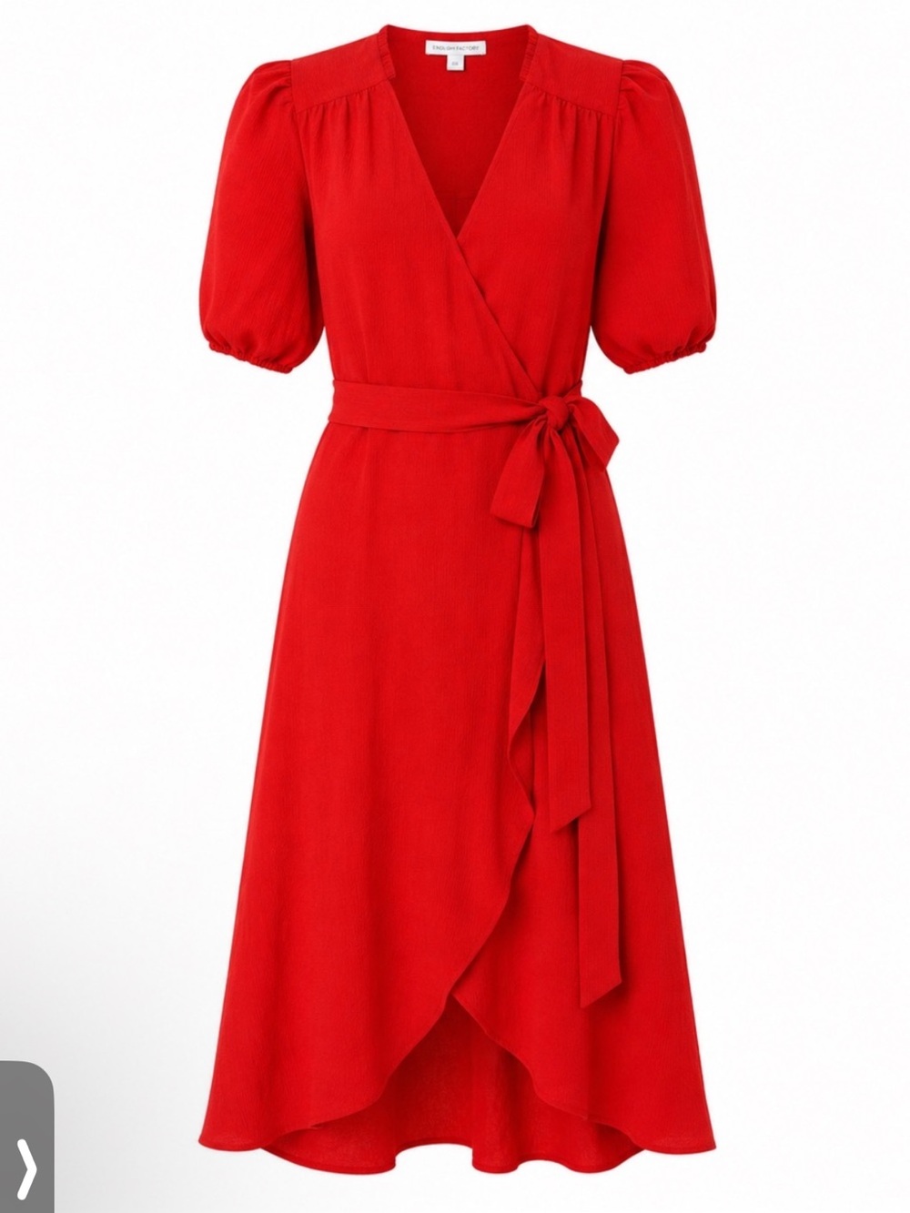 Draper James Red Midi Wrap Dress